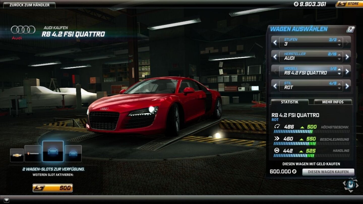 Need for Speed: World - Die Autos