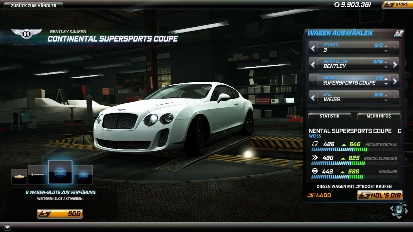 Need for Speed: World - Die Autos