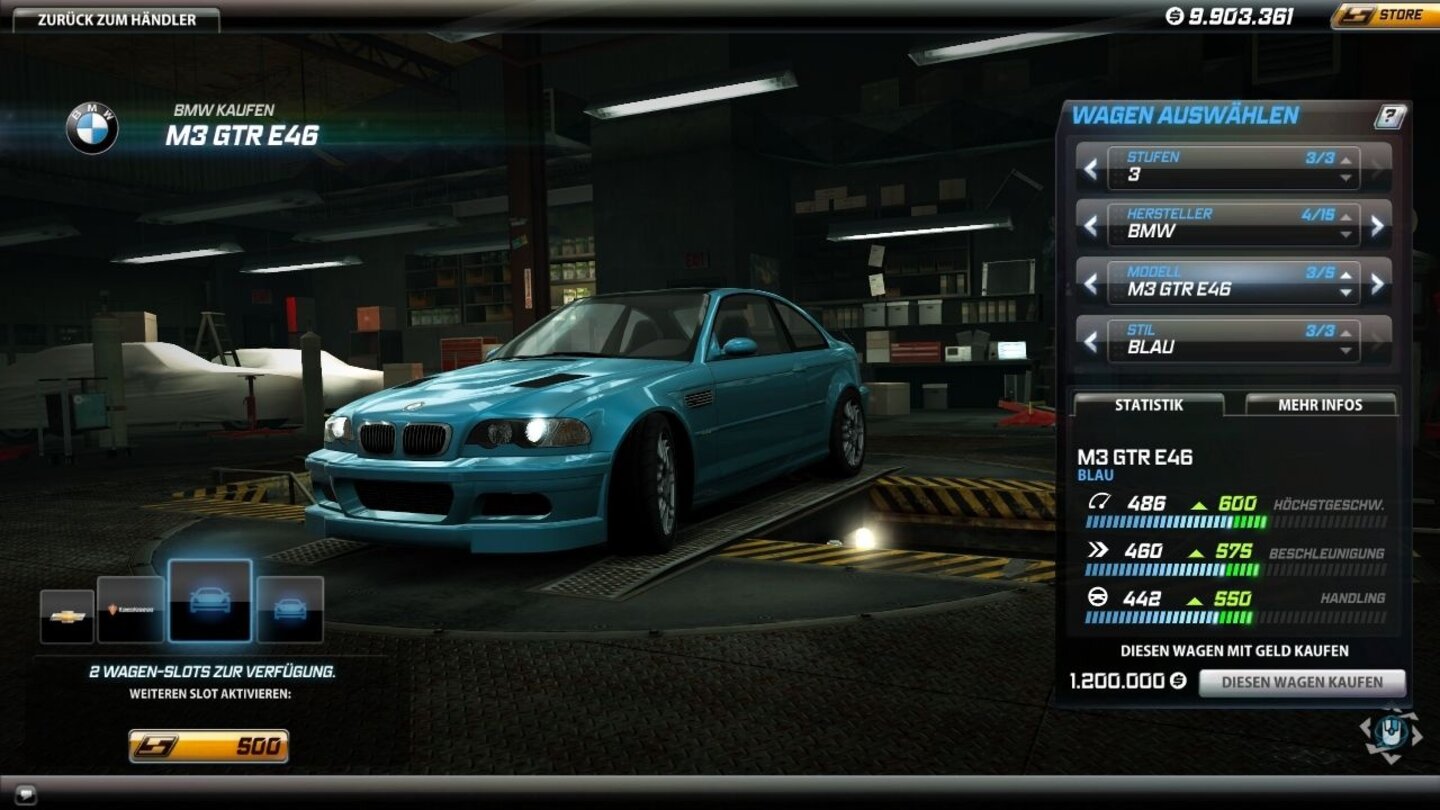 Need for Speed: World - Die Autos