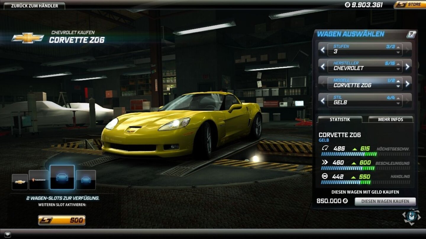 Need for Speed: World - Die Autos