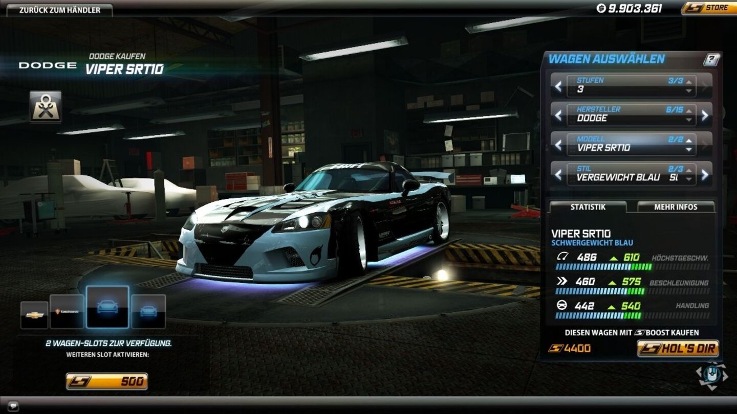 Need for Speed: World - Die Autos