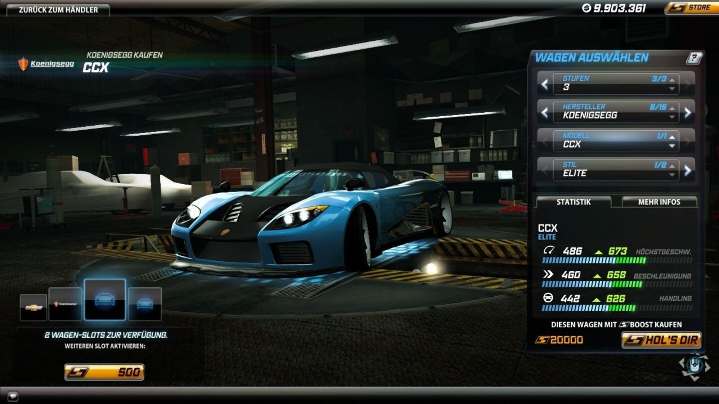 Need for Speed: World - Die Autos