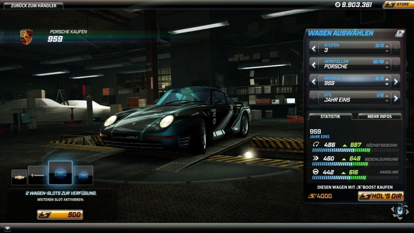 Need for Speed: World - Die Autos