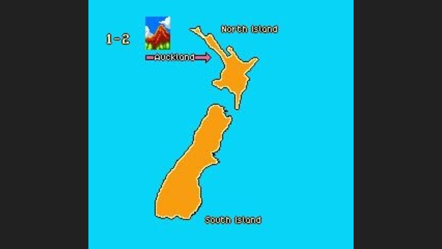 Map of New Zealand