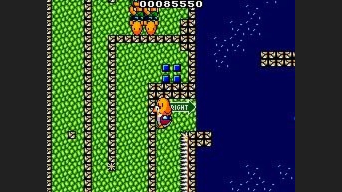 A warp tunnel located above Tiki