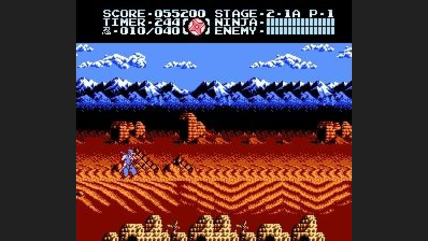 Ryu prepares to duke it out in the desert