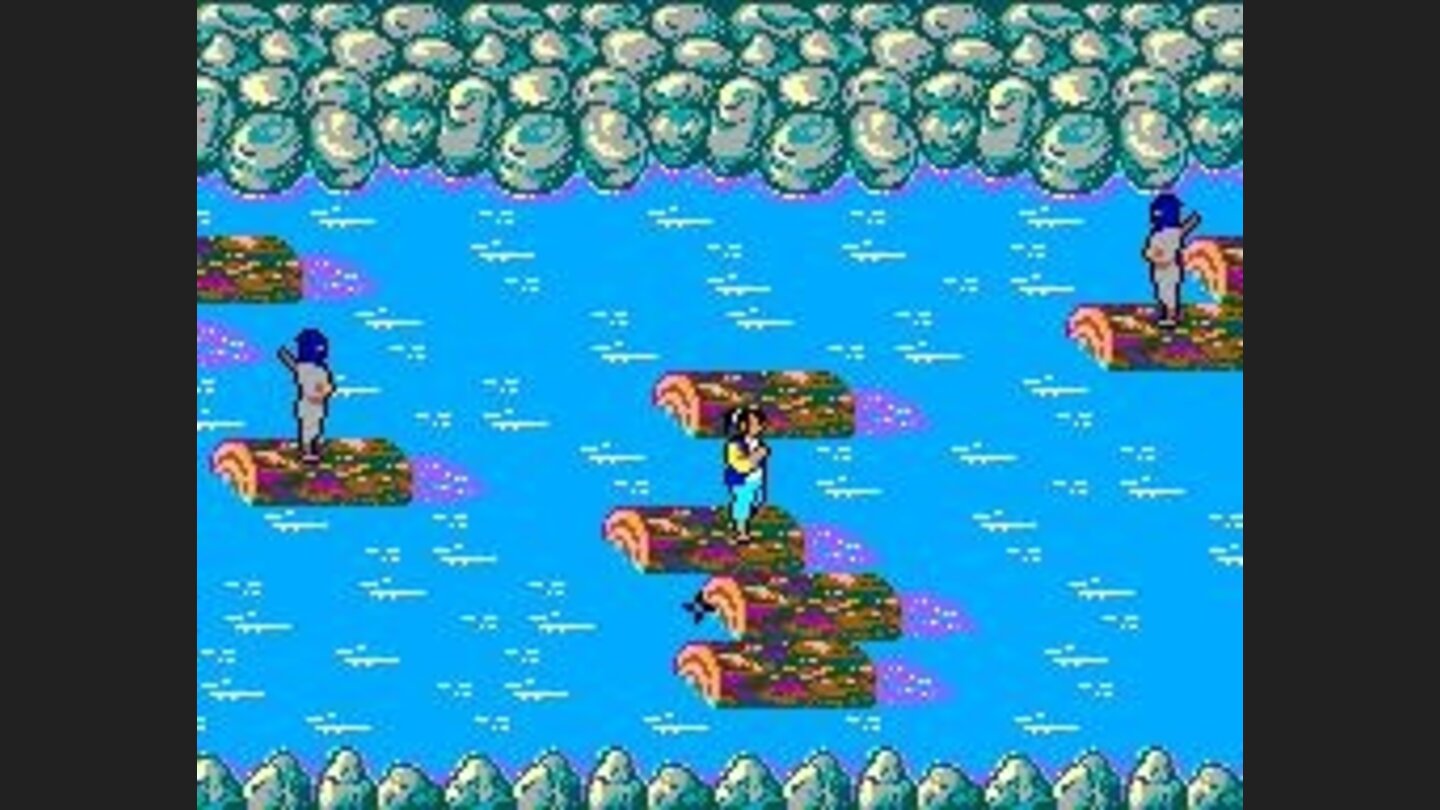 Use the logs to get across the river