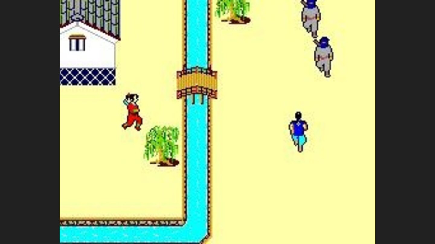 Fighting close to a stream