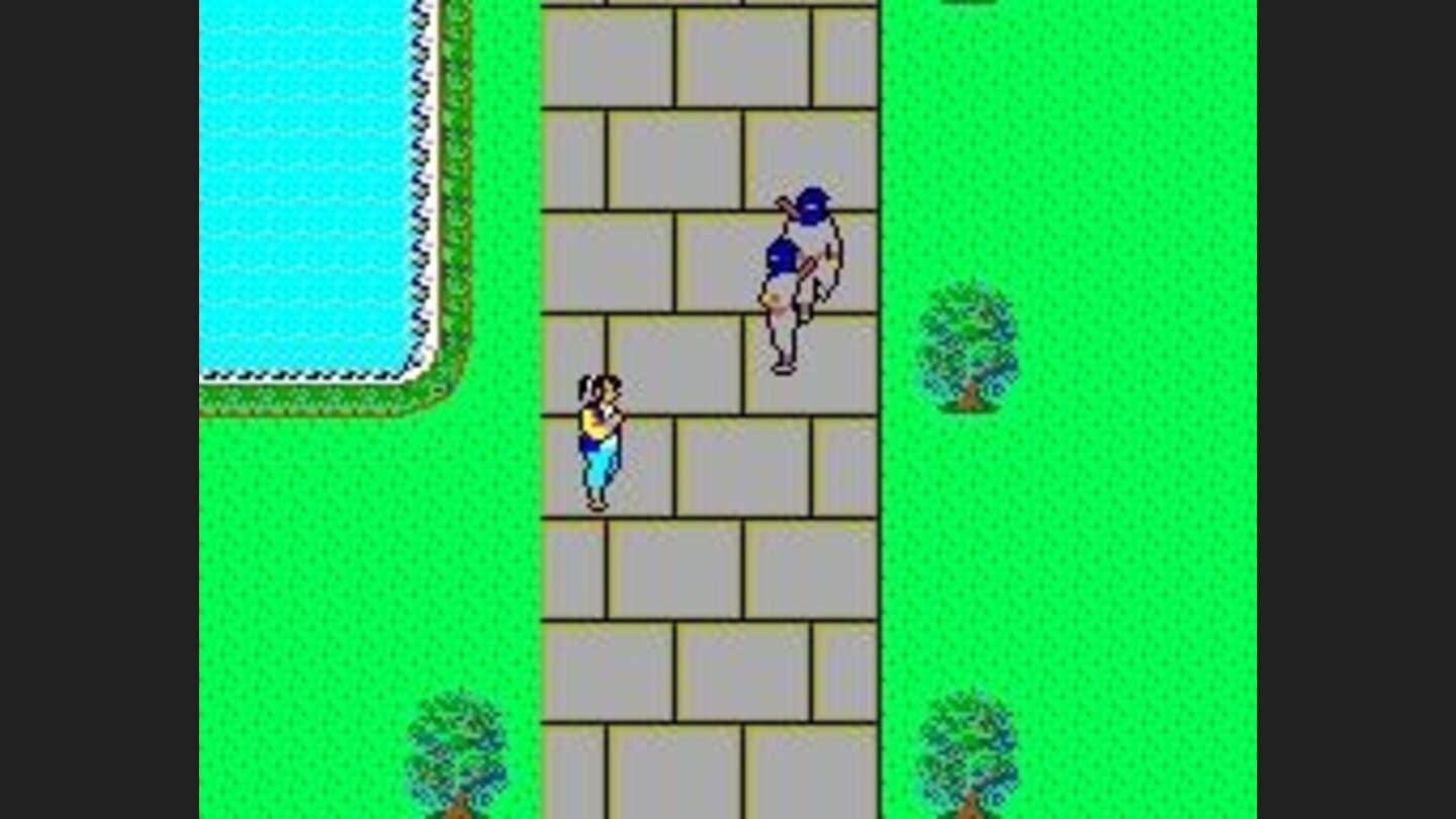 Fighting in the courtyard