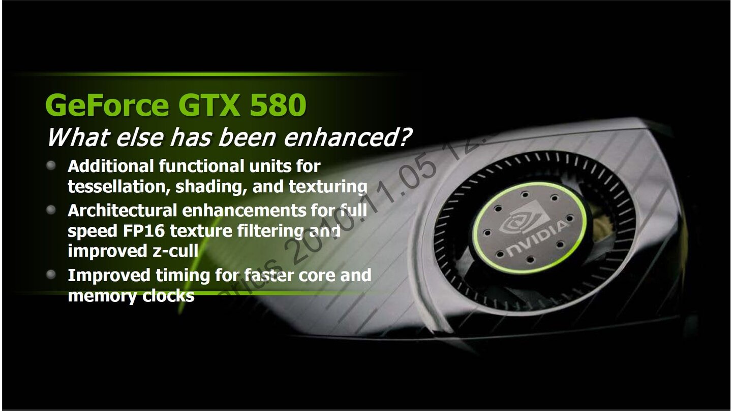 Nvidia Geforce GTX 580 Powerpoint