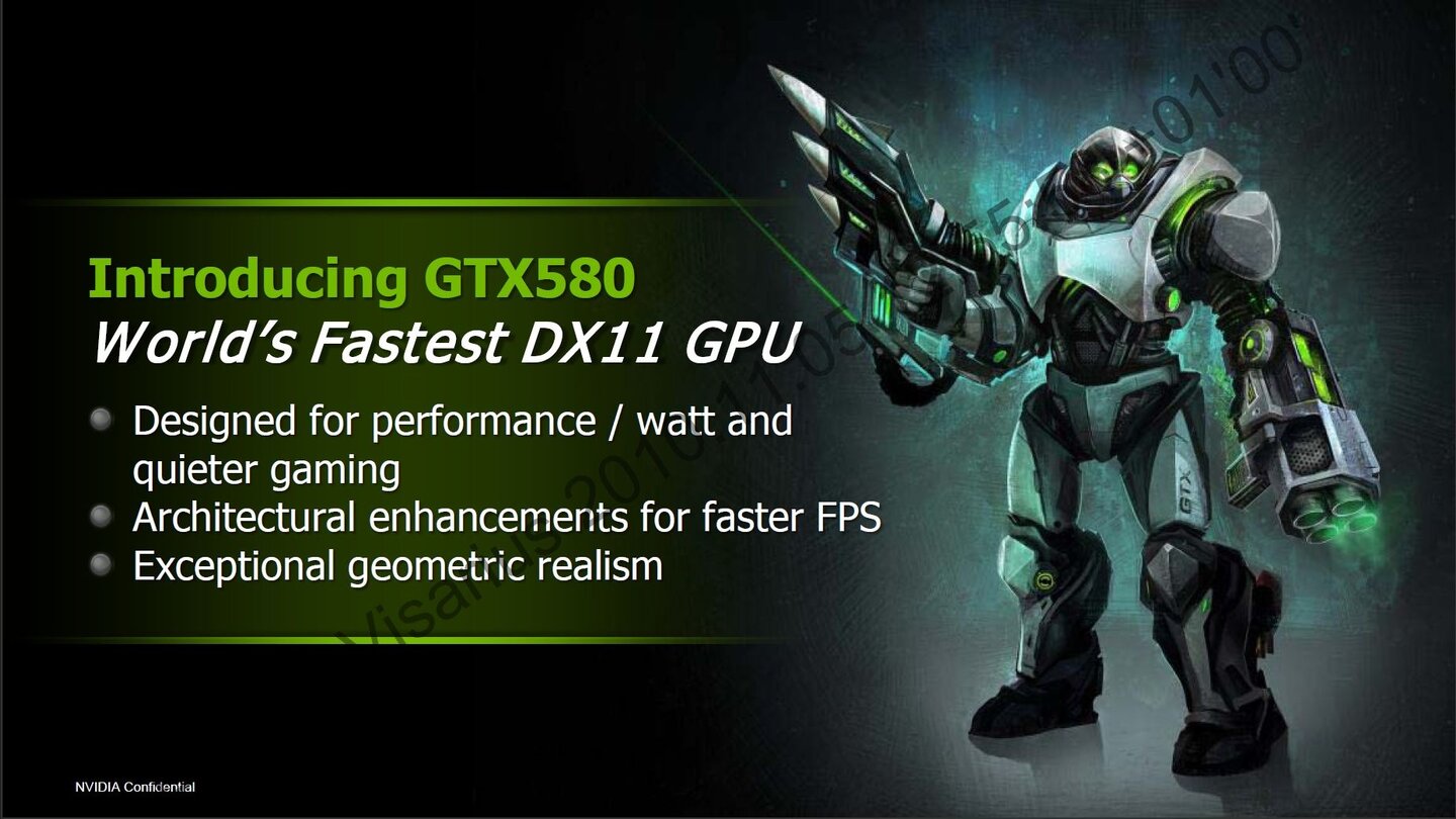 Nvidia Geforce GTX 580 Powerpoint