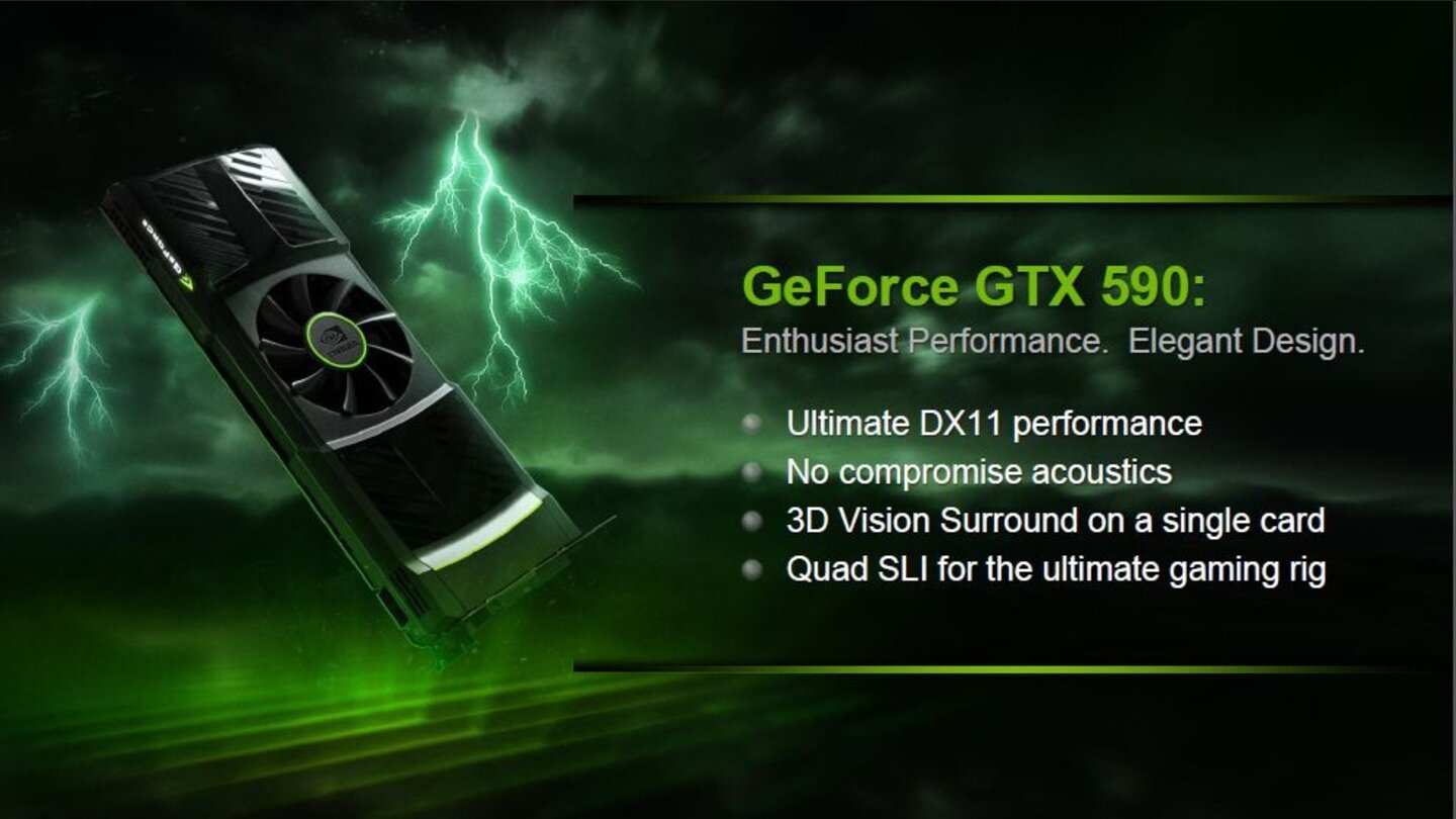 Nvidia Geforce GTX 590 Präsentation