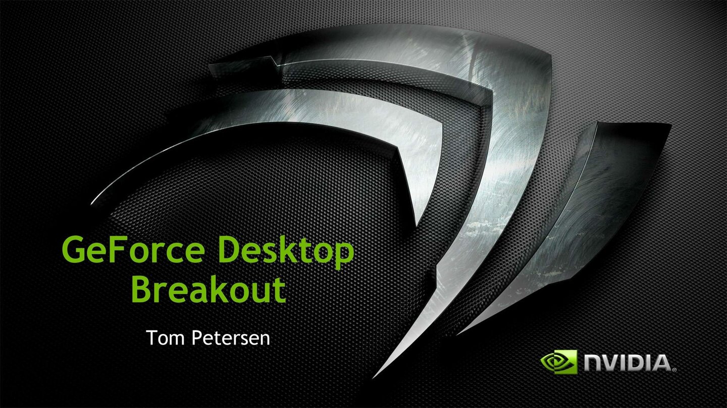 Nvidia Geforce GTX 680 - Herstellerpräsentation