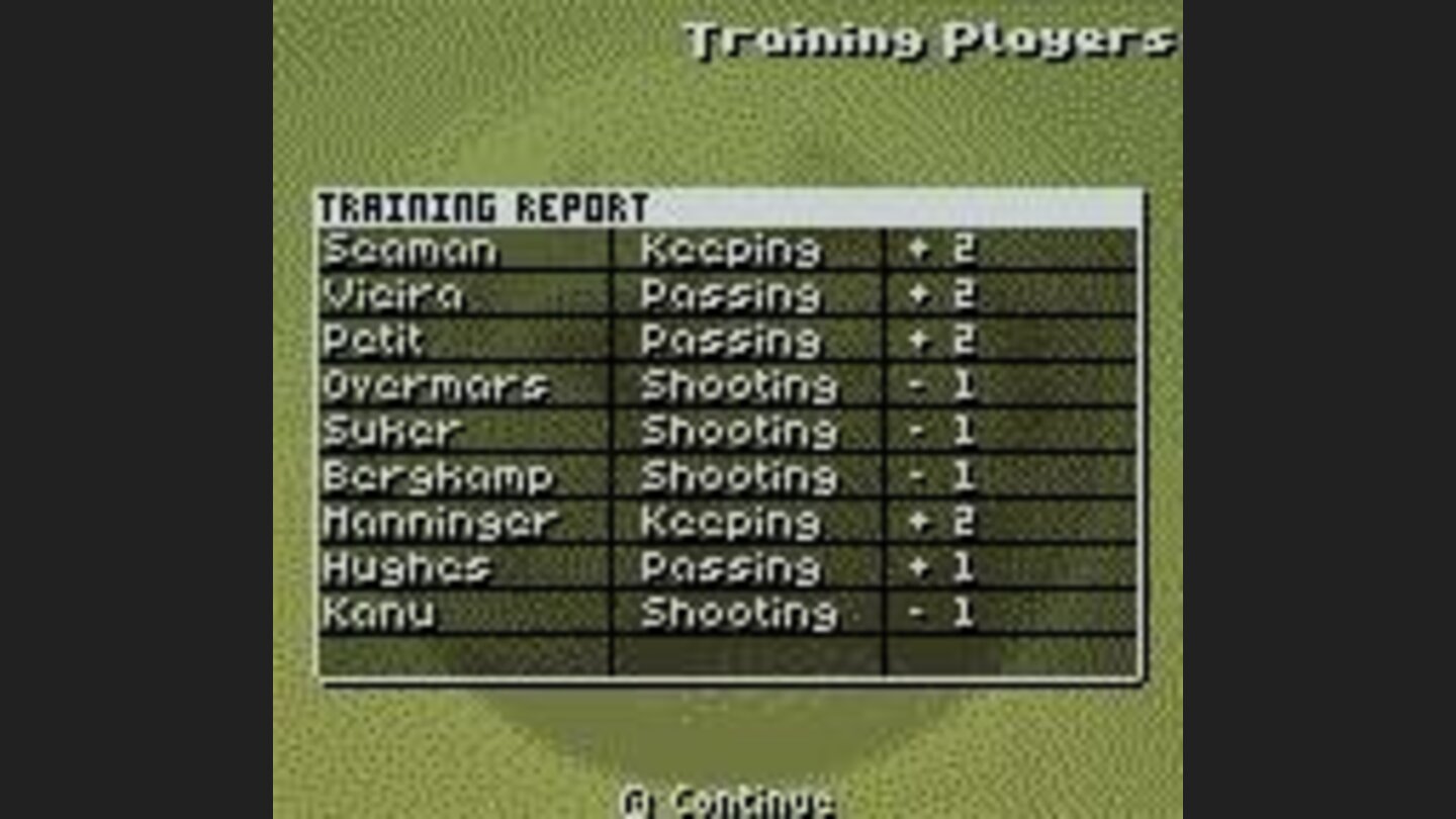 Training players
