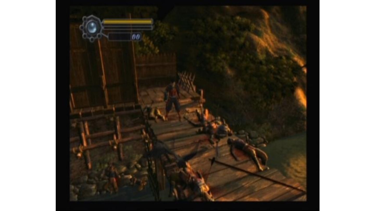 Judging by the amount of corpses, there was some serious battle on this bridge