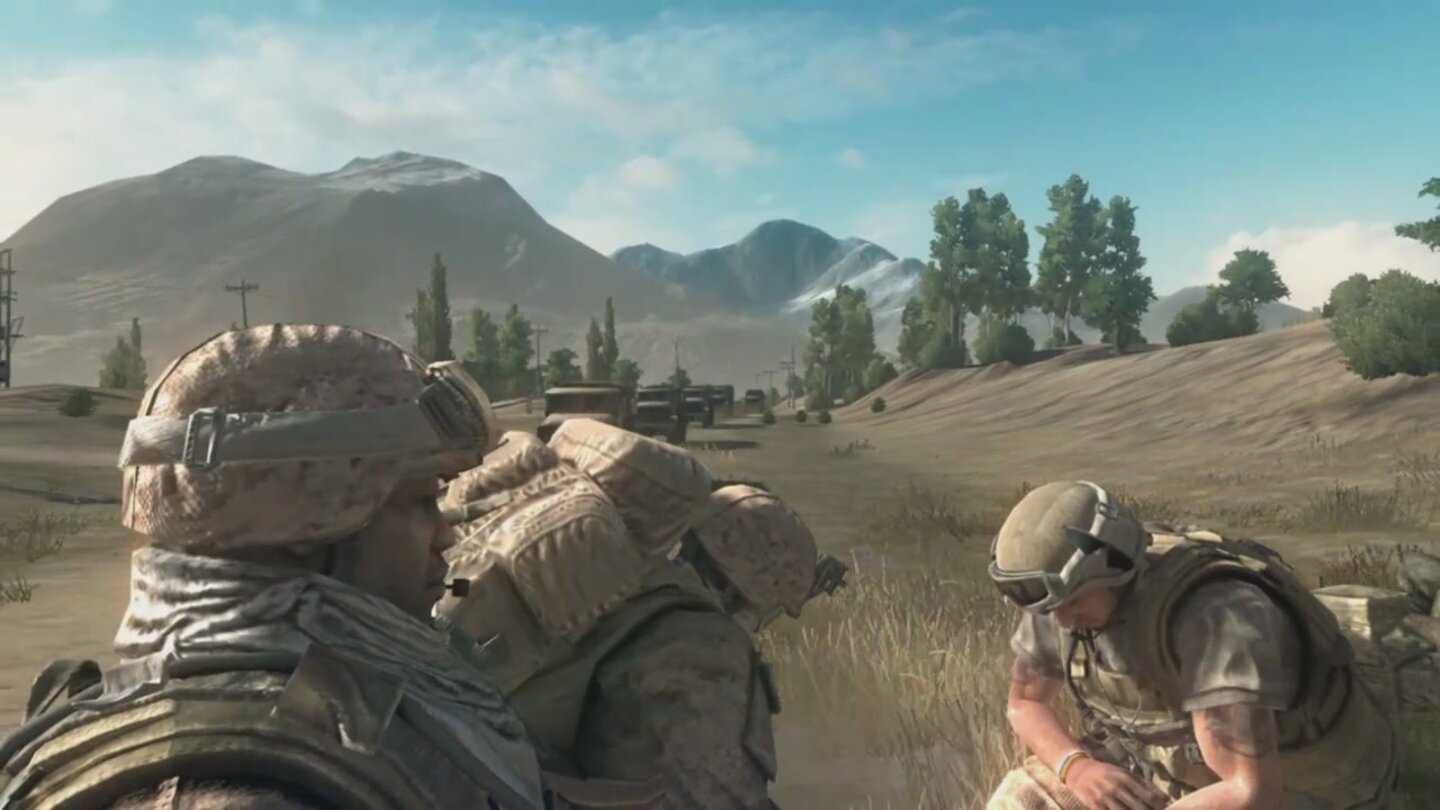 Operation Flashpoint: Red RiverScreenshots aus dem erste Ingame-Trailer.