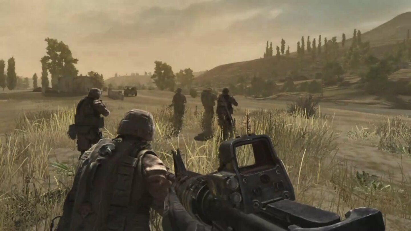 Operation Flashpoint: Red RiverScreenshots aus dem erste Ingame-Trailer.