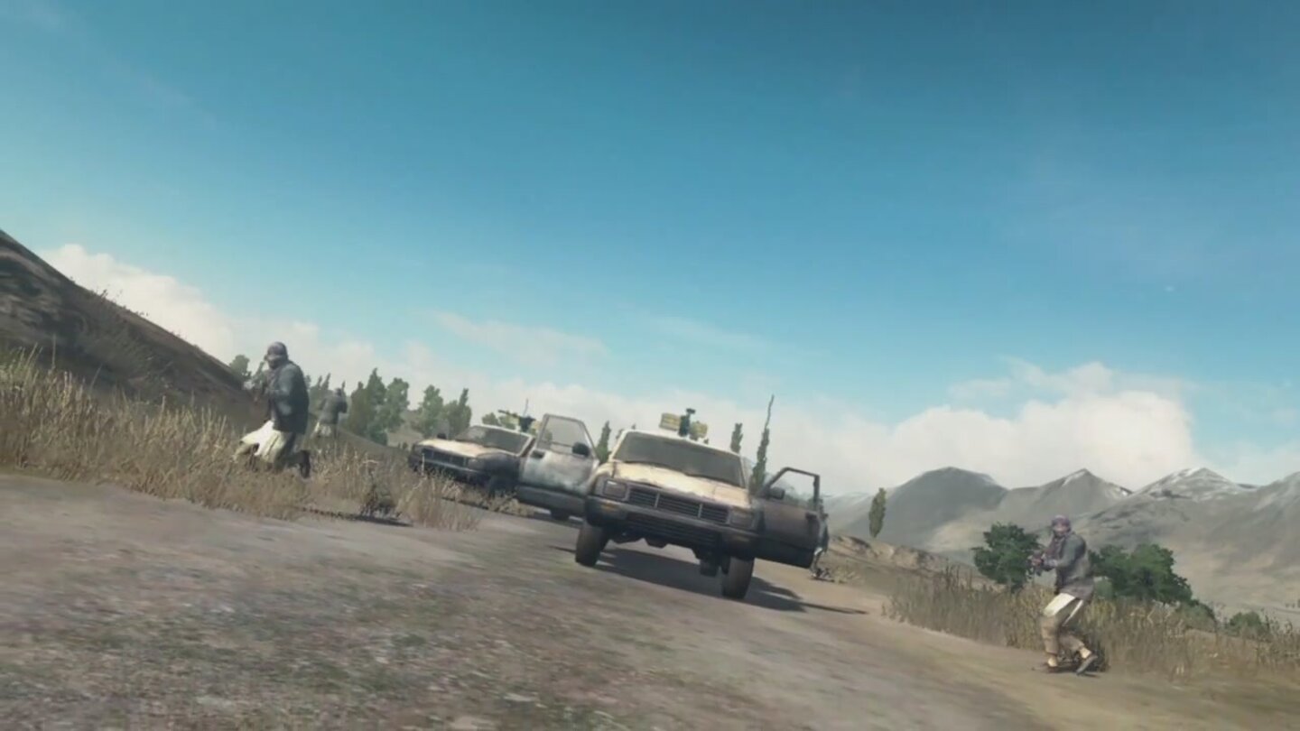 Operation Flashpoint: Red RiverScreenshots aus dem erste Ingame-Trailer.