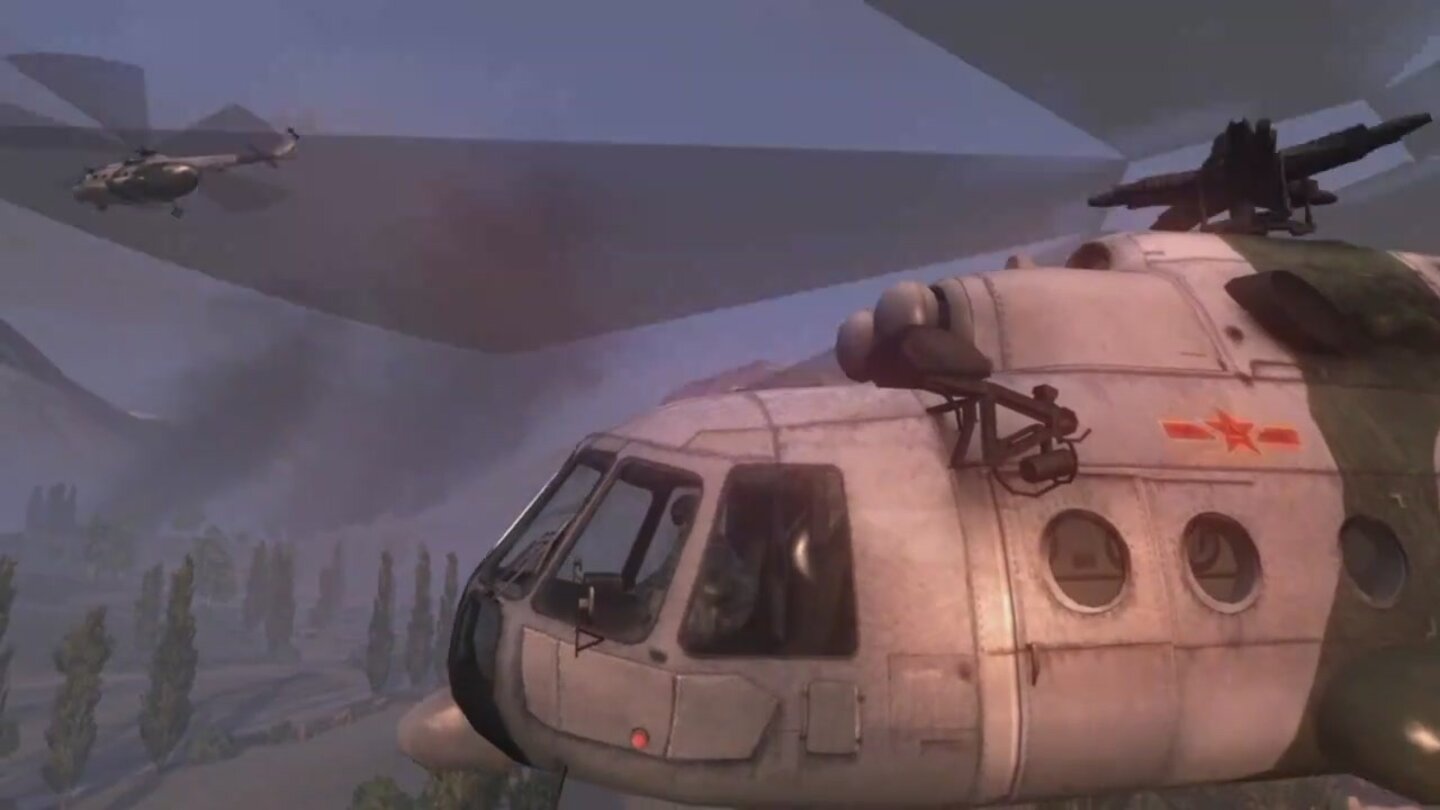 Operation Flashpoint: Red RiverScreenshots aus dem erste Ingame-Trailer.