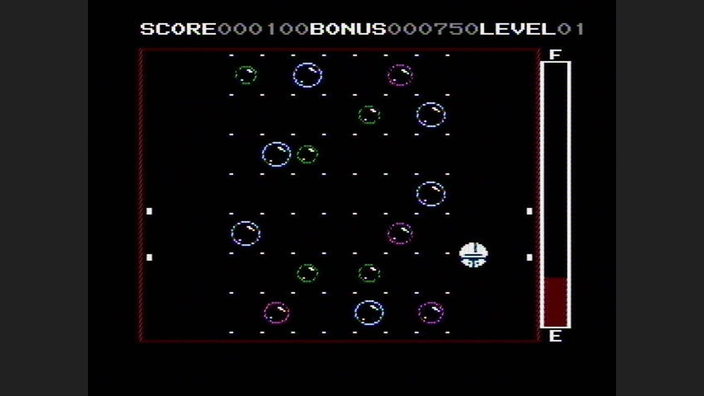 You need to clear all of the bubbles on level 1