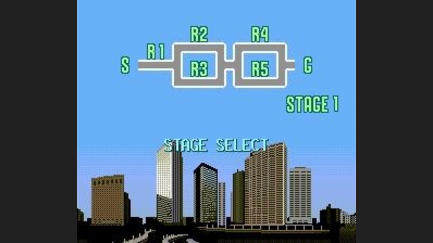 Choose one of the four race sequences