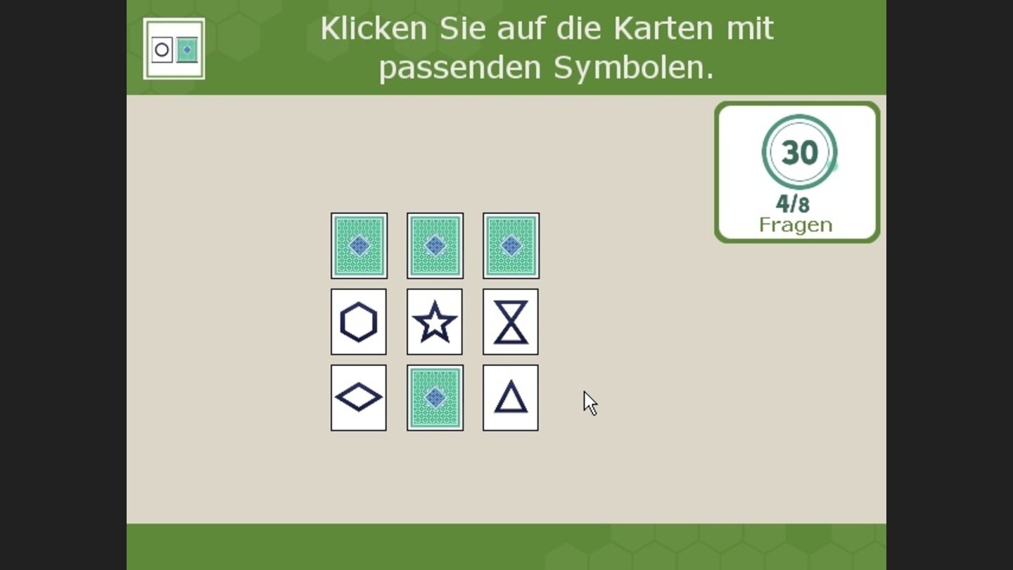 Paare 1: Decken Sie wie beim Memory die zusammengehörigen Symbole auf.