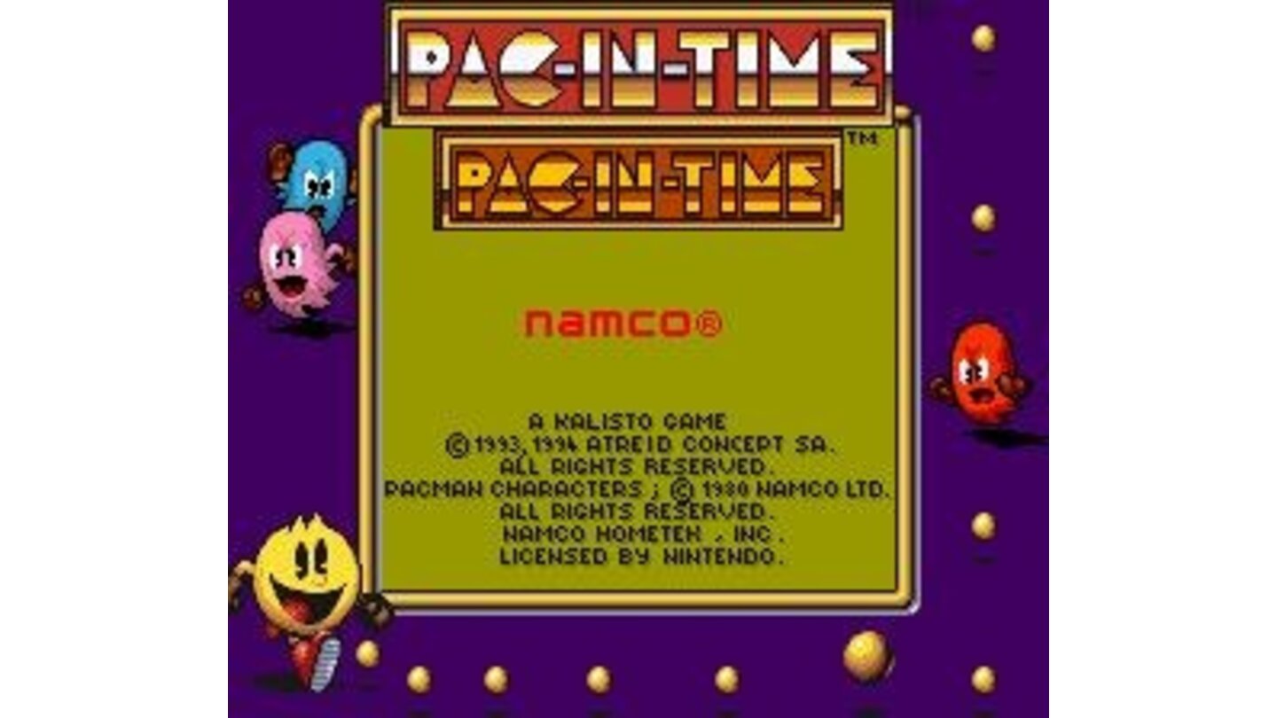 Title screen (in Super Game Boy).