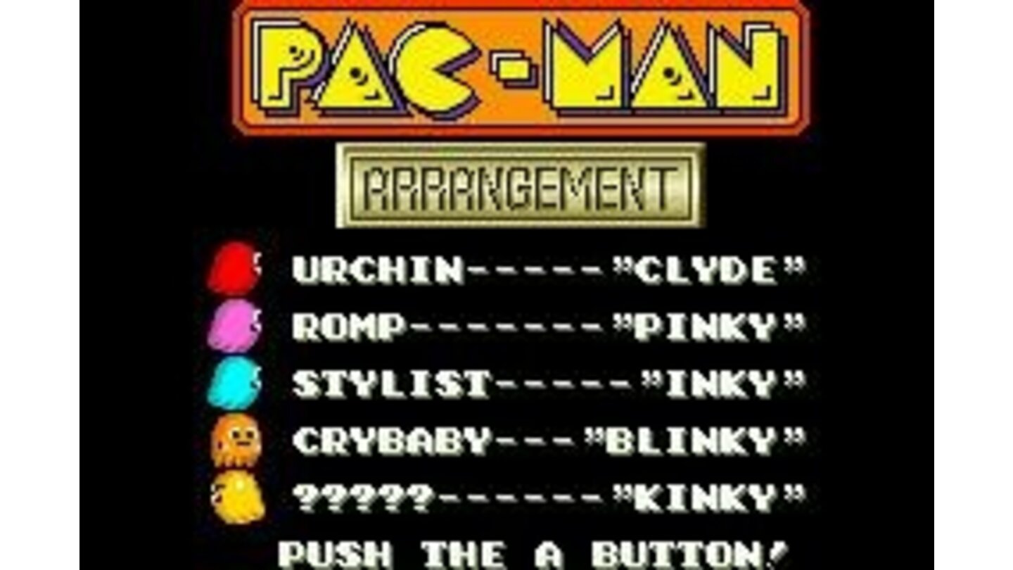 Pac-Man Arrangement Title Screen