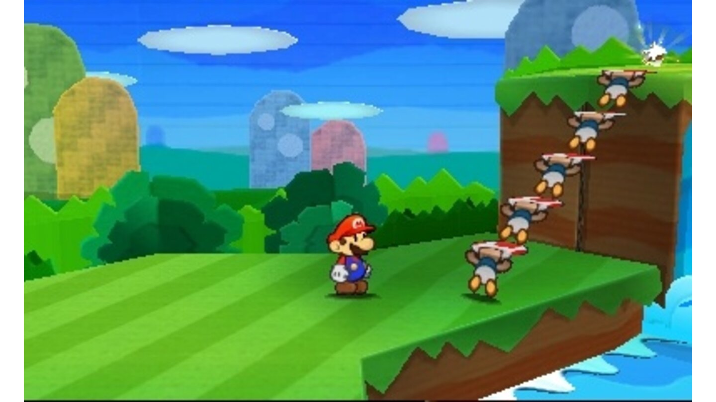 Paper Mario: Sticker Star»Wenn Kamek eine Brücke klaut, Mario eine Brücke baut.«
