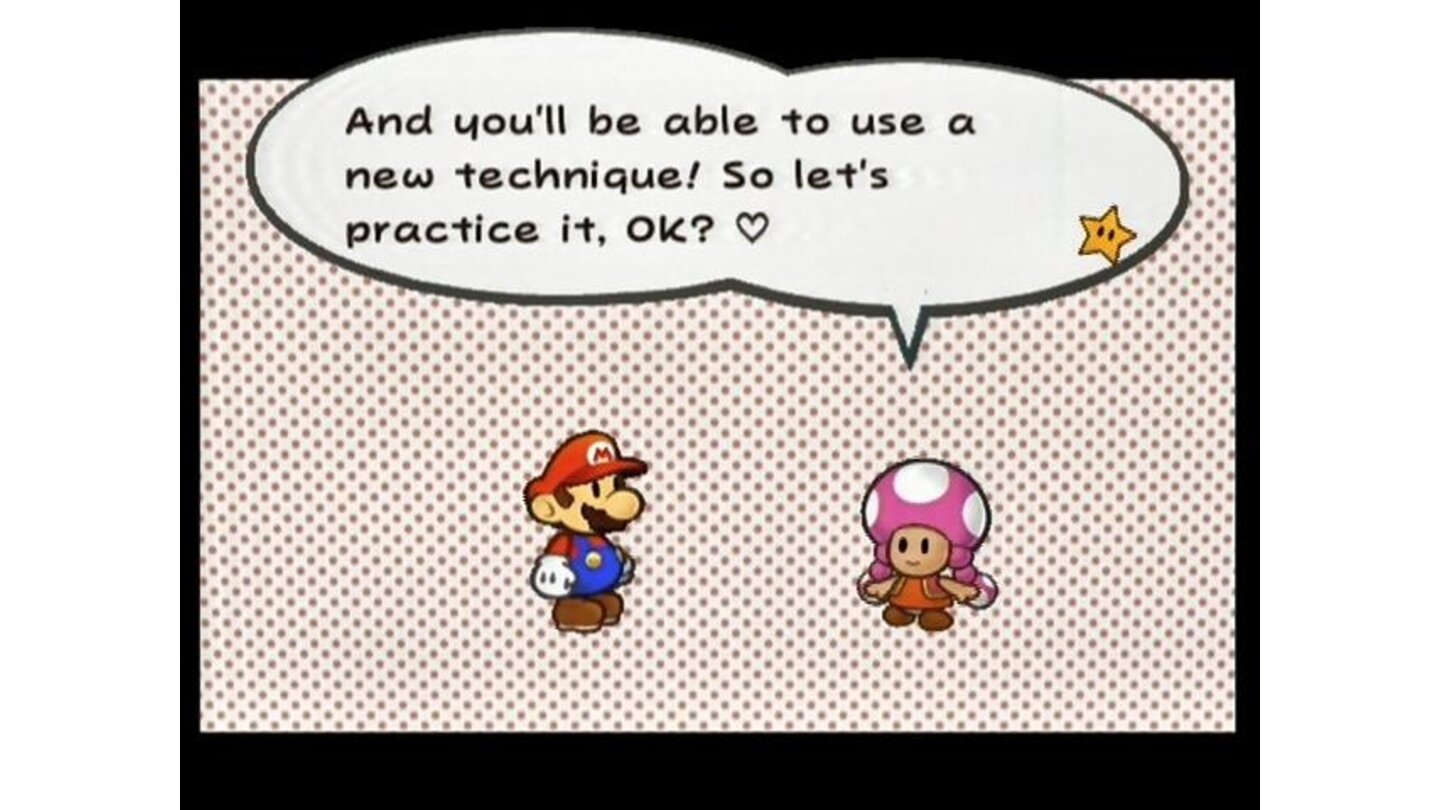 Toadette teaches you a new battle technique every time you find new hammers or boots.