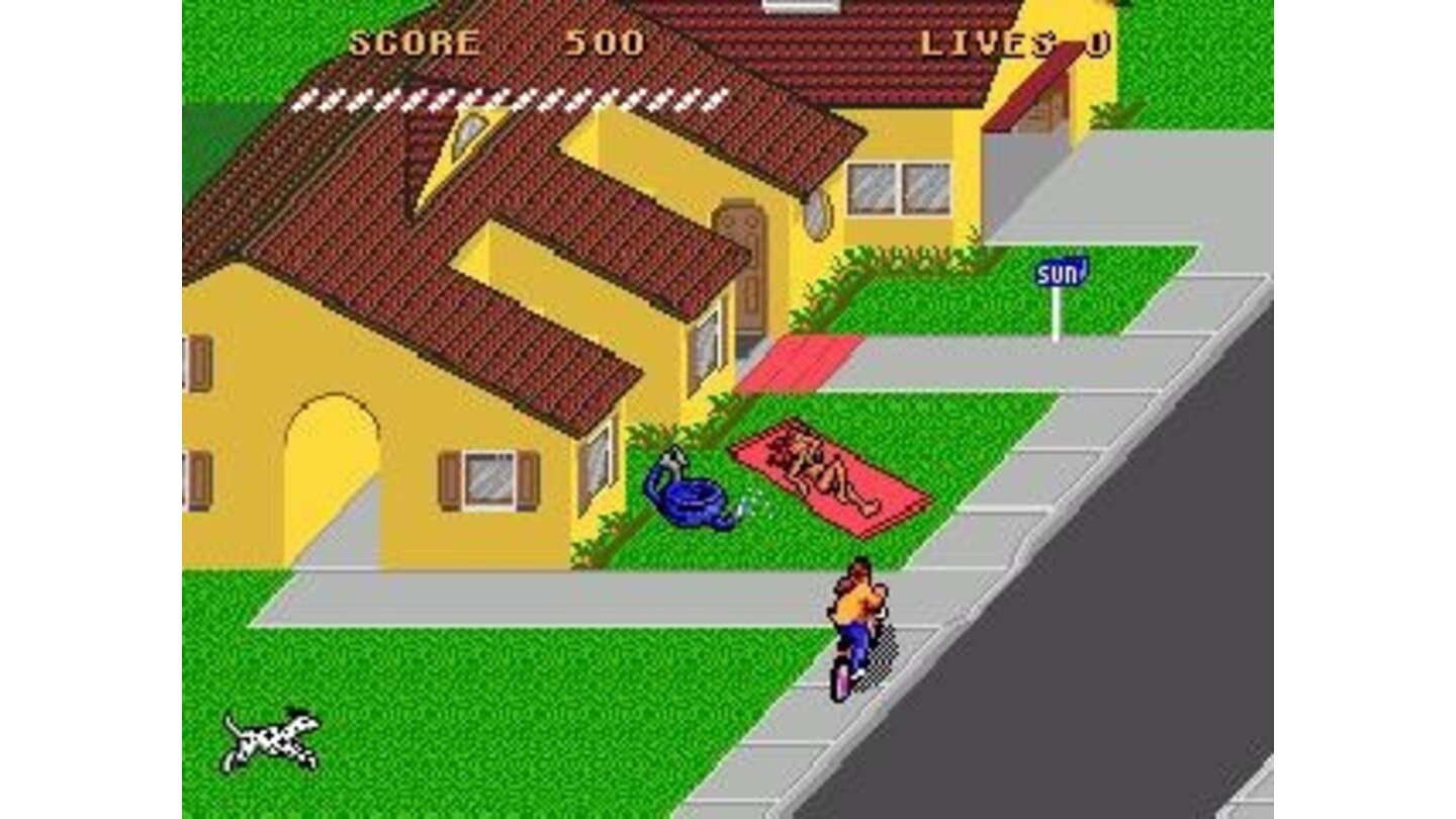 Guess why paperboy always crashes in this area.