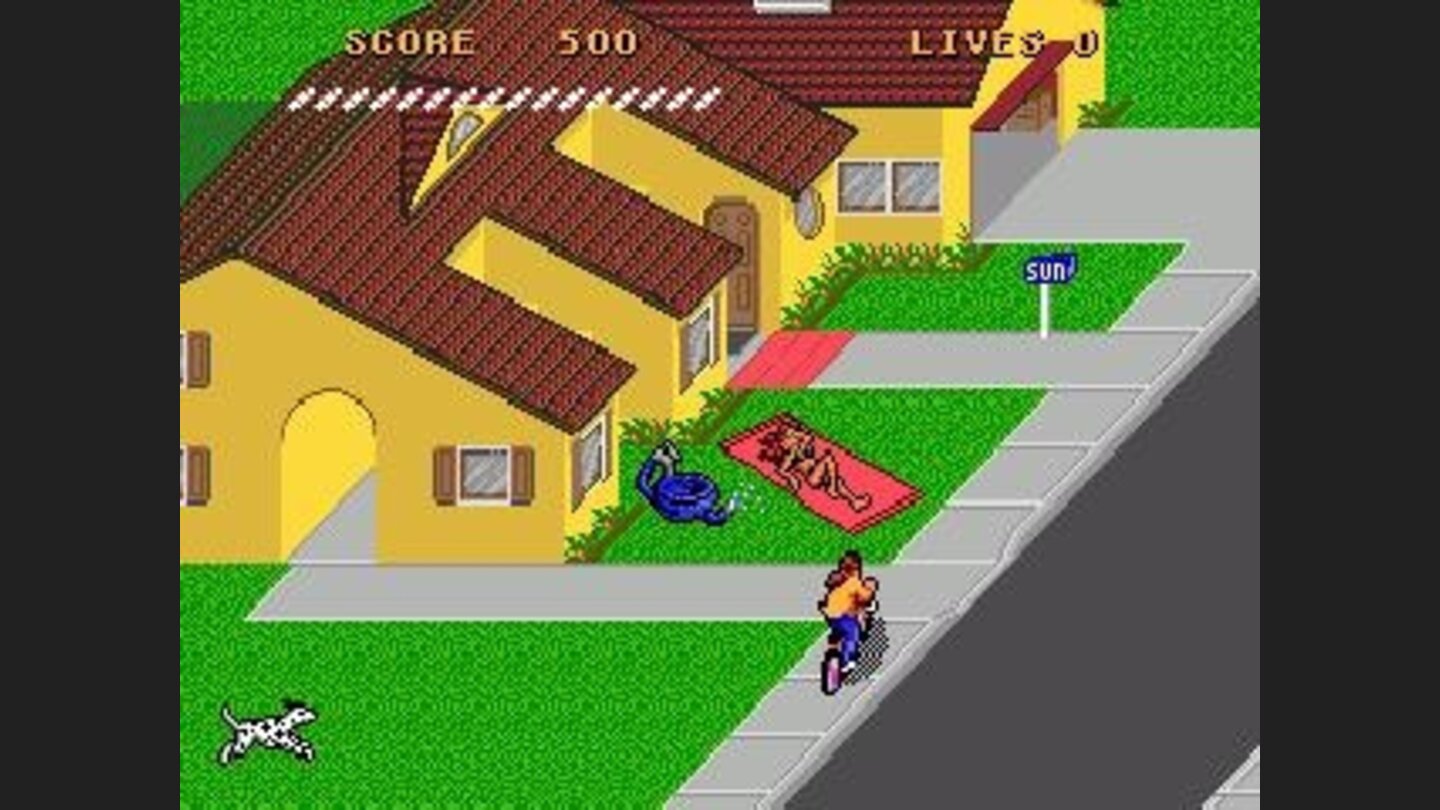 Guess why paperboy always crashes in this area.