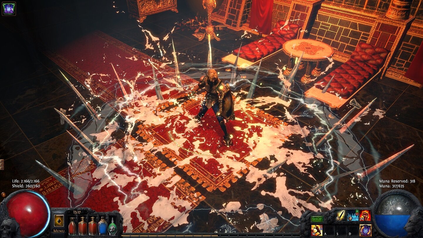 Path of Exile: The AwakeningNeue Skills wie dieser Ice Crash bereichern das Charakterentwicklungs-Repertoire um neue, durchschlagende Optionen.