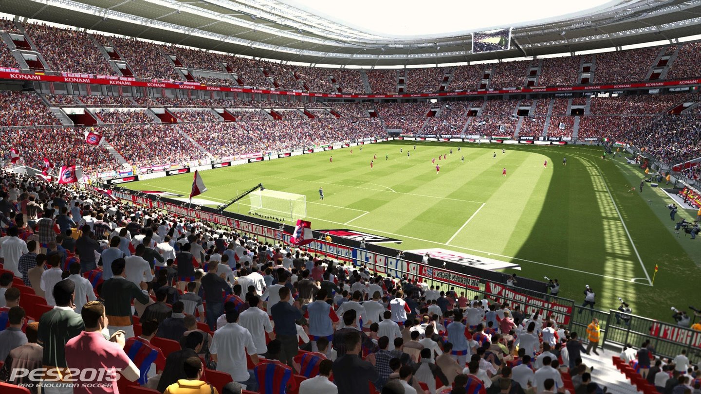 Pro Evolution Soccer 15Auf der gamescom für das Publikum spielbar