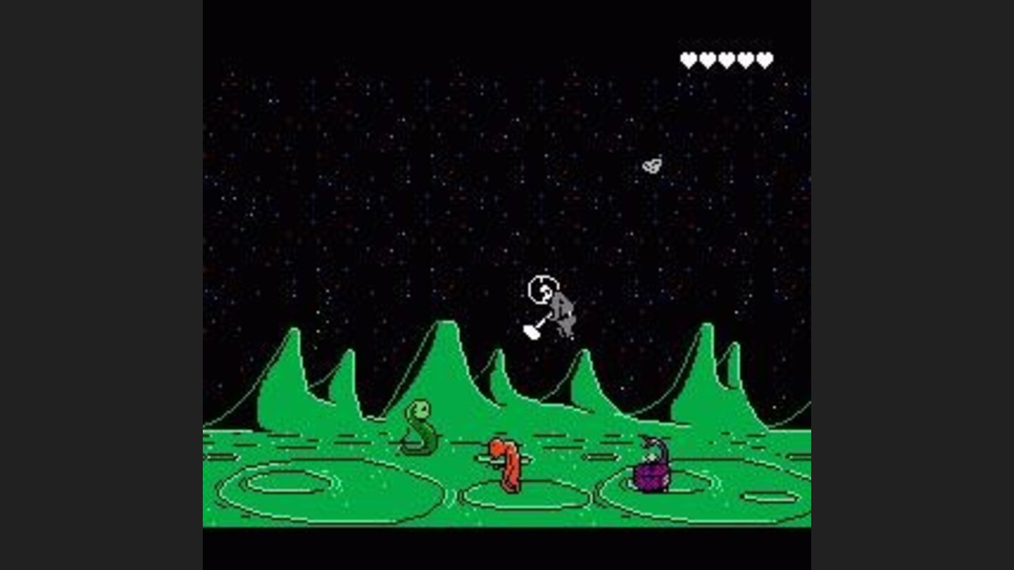 Low-gravity hammering on the moon.
