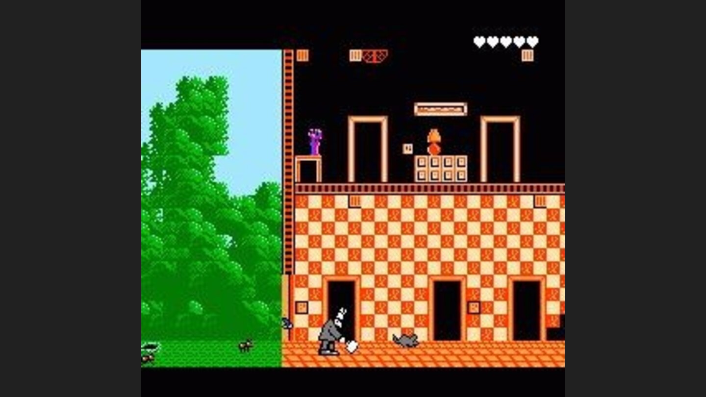 Starting the game, the doors lead to different rooms.