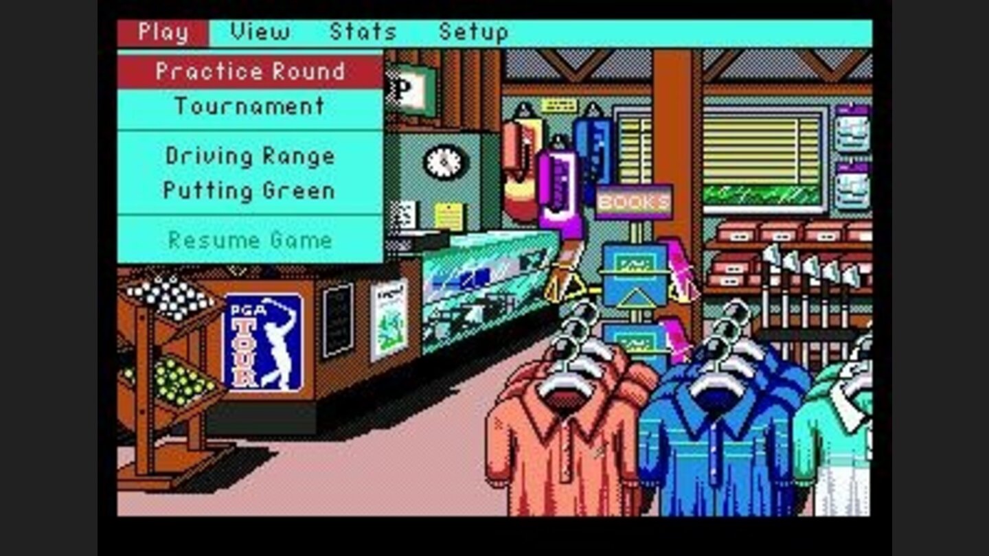 Main menu. Nice design!