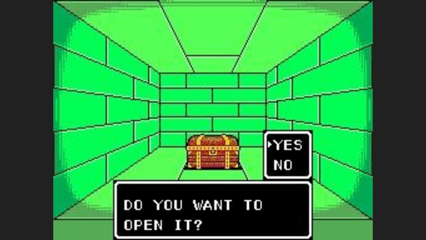 Found a treasure chest in a dungeon-like room