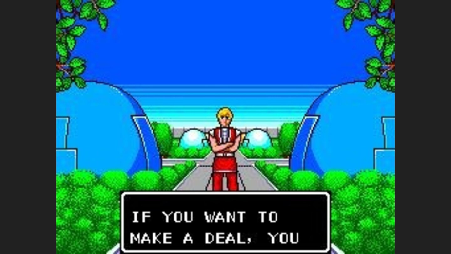 When you position yourself in front of a character, you enter a first-person view with great backgrounds