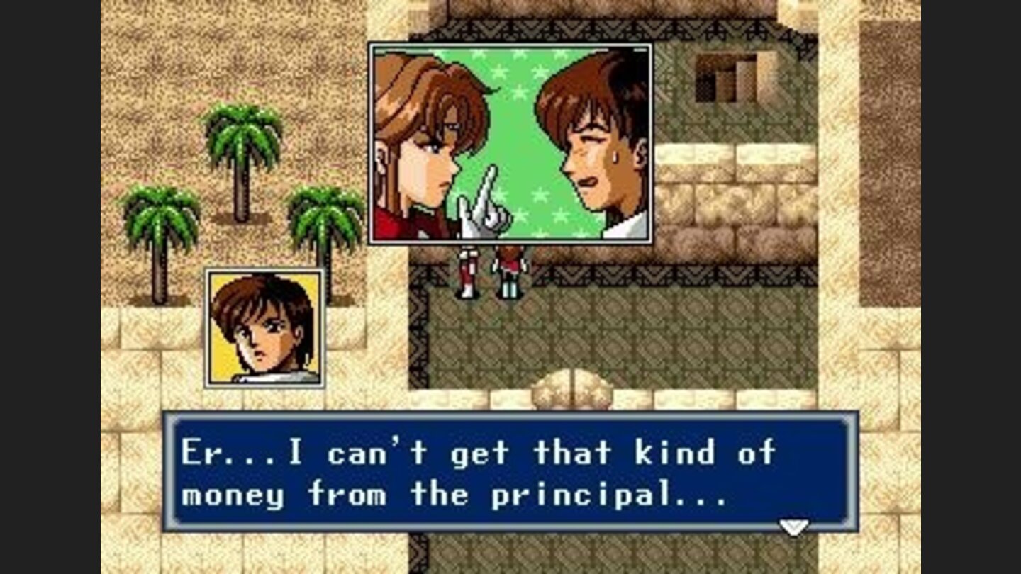 This game is not without humor