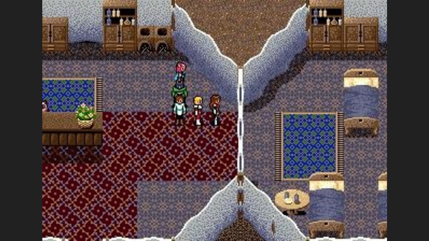 Inside a house