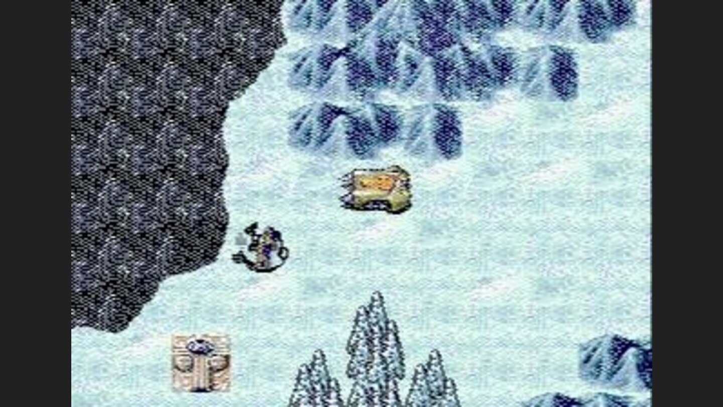 Riding an ice digger on Desoria