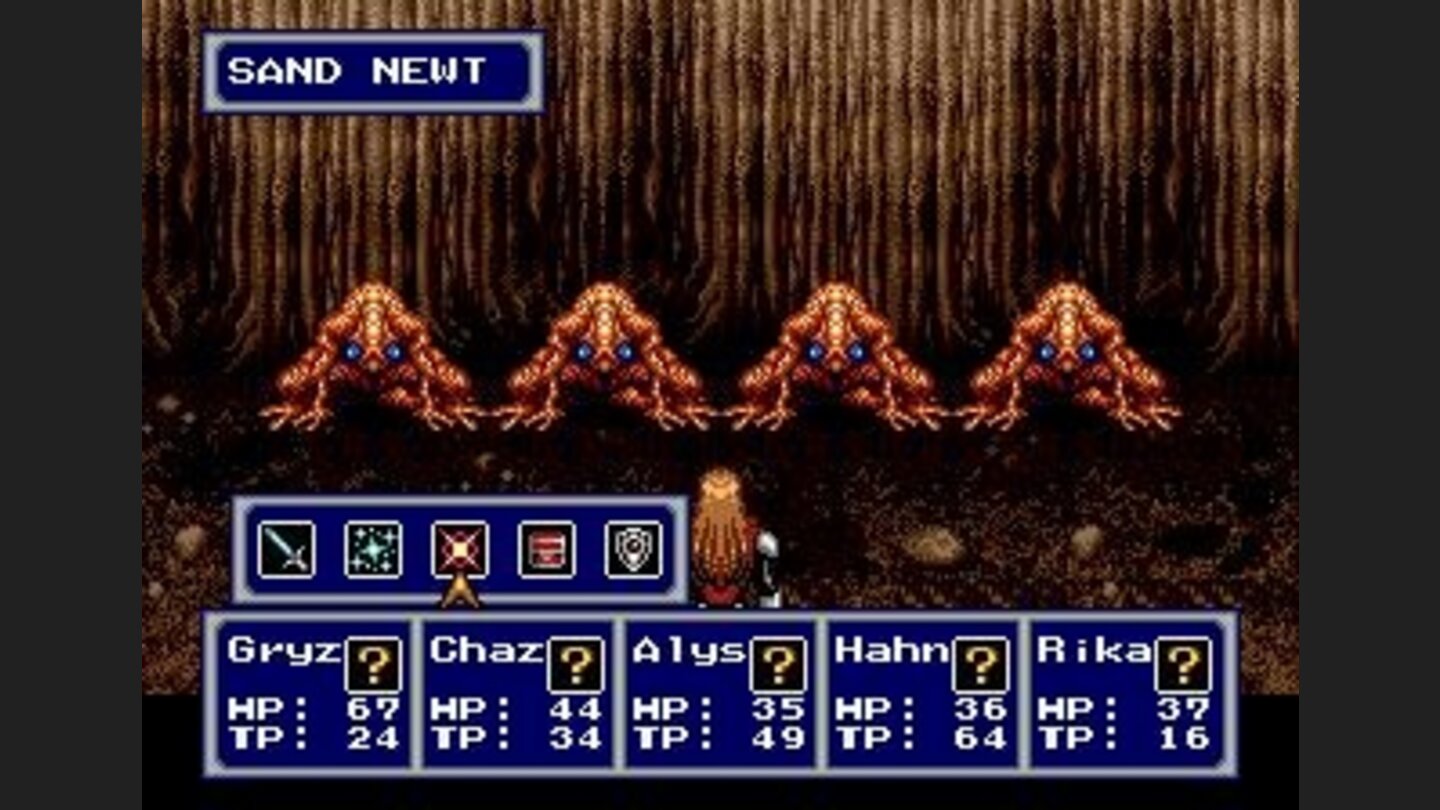 Fighting in a dungeon