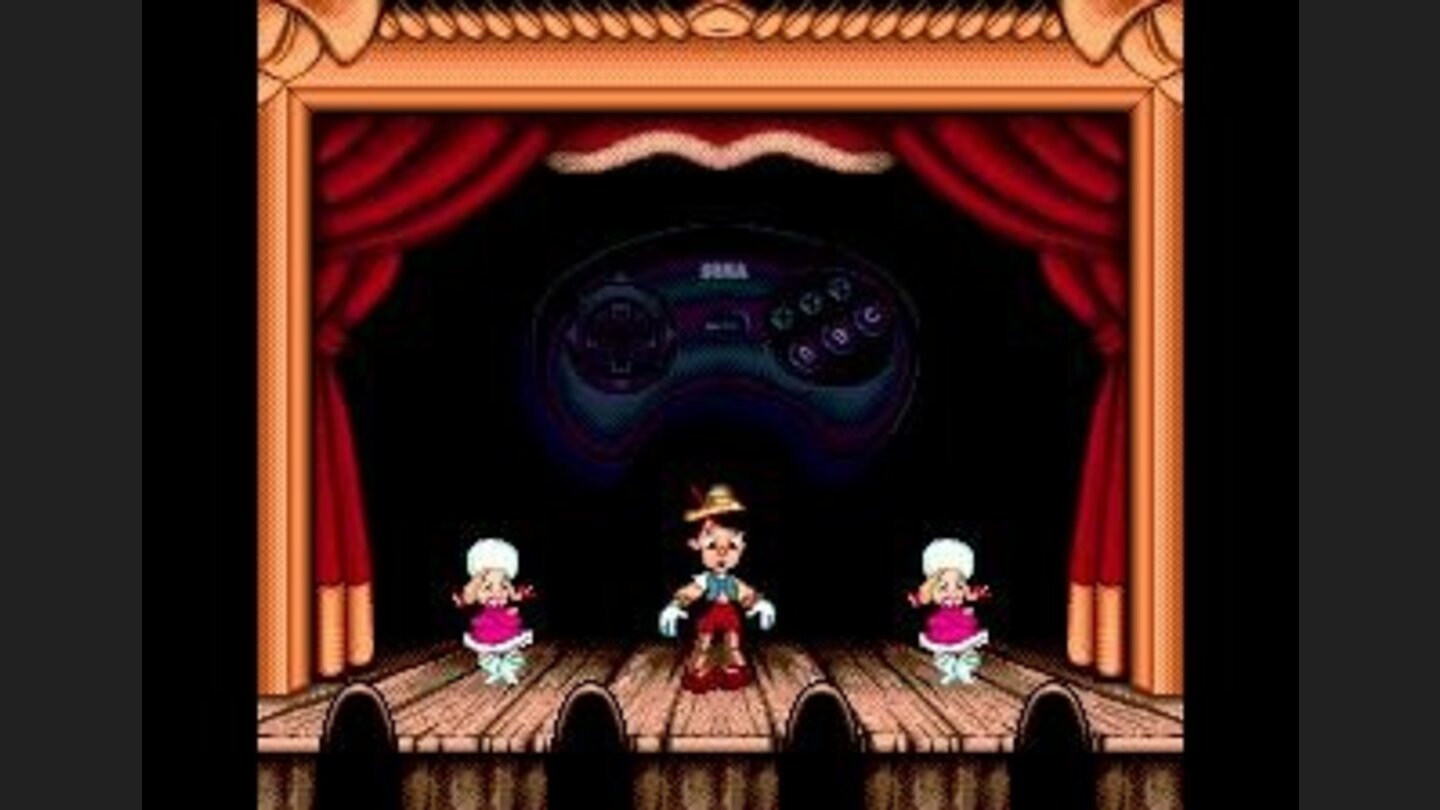 Pinocchio in a show