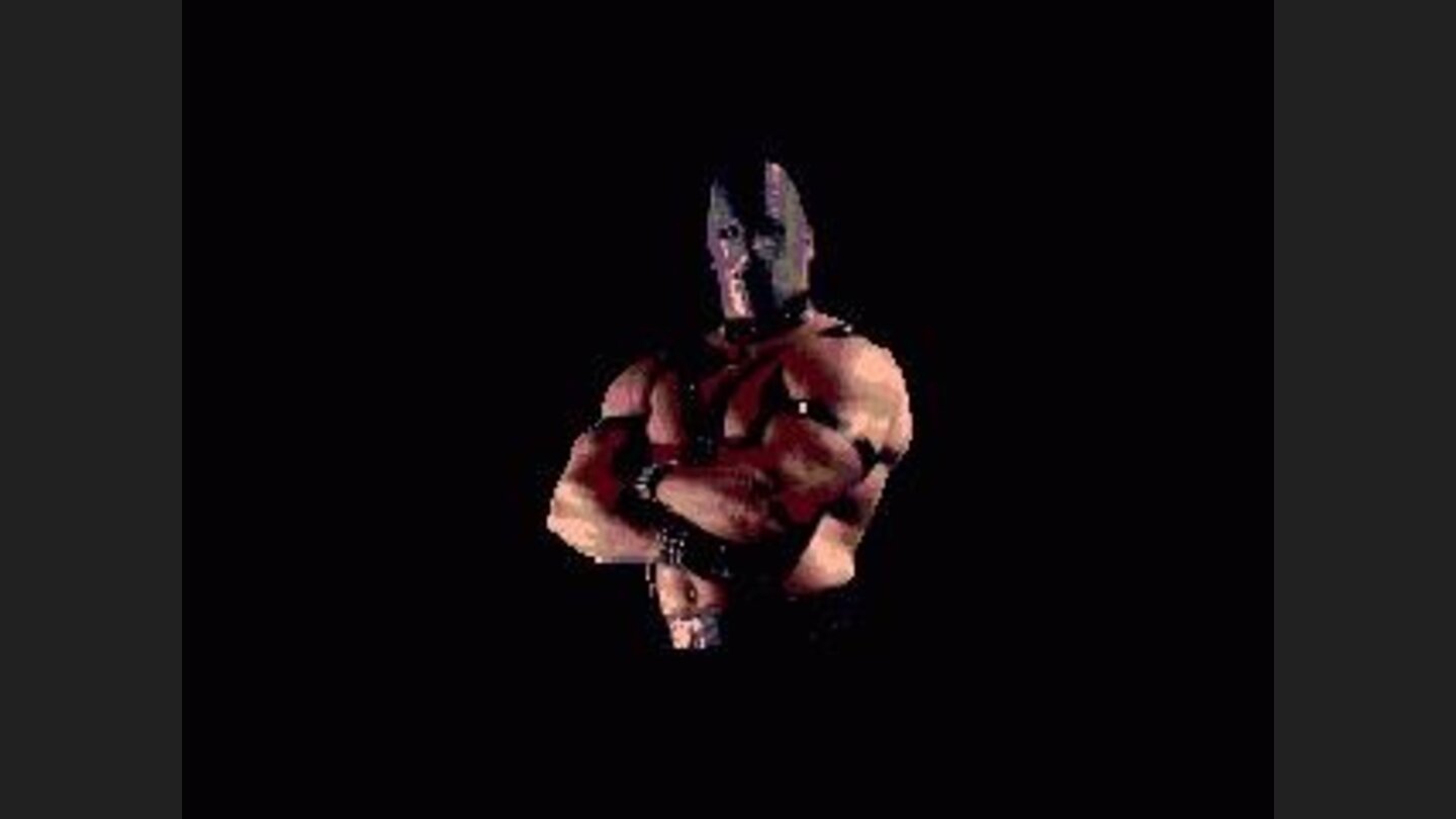 The final opponent taunts you in between fights.