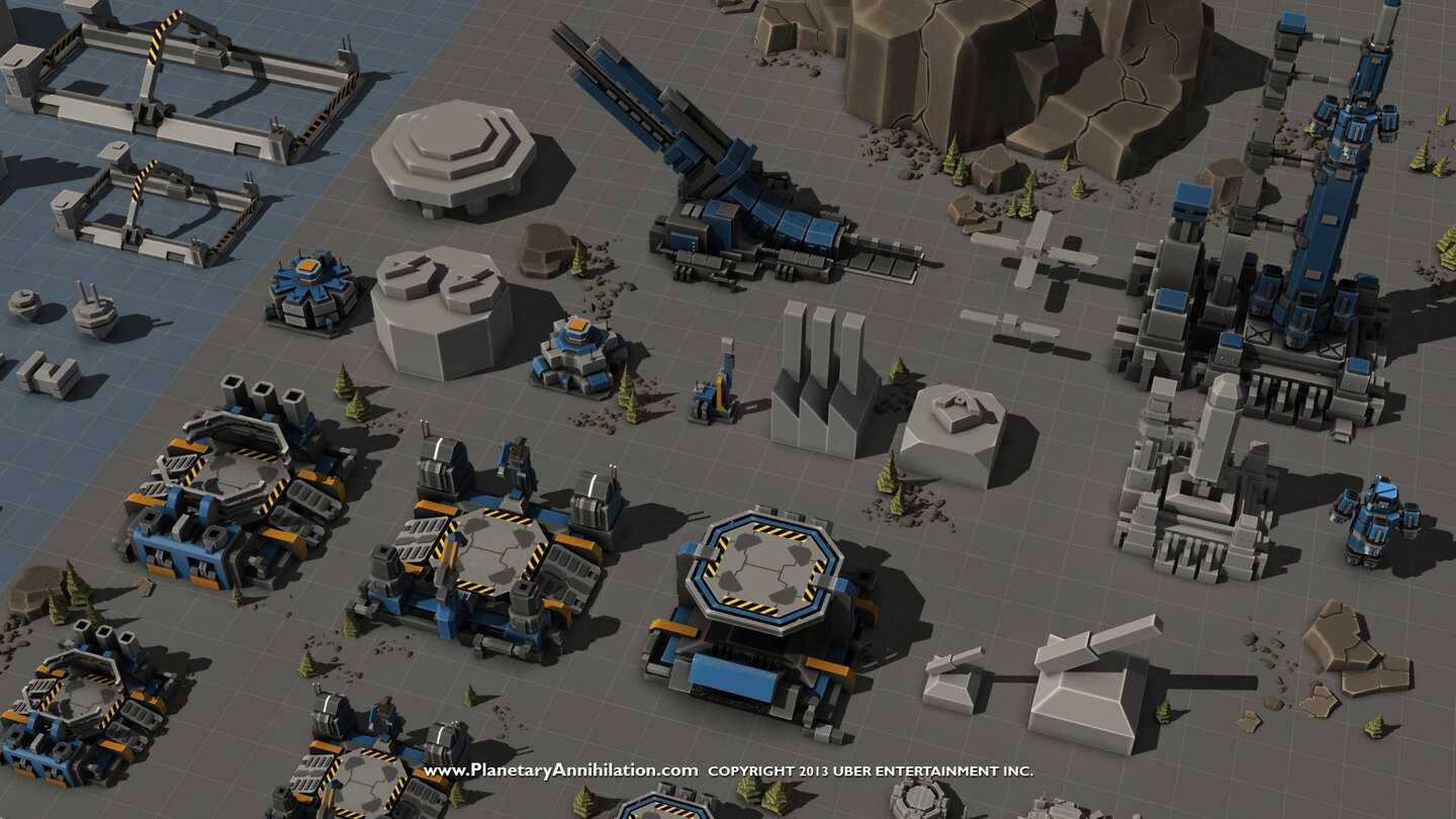 Planetary Annihilation - Artworks + Konzeptzeichnungen