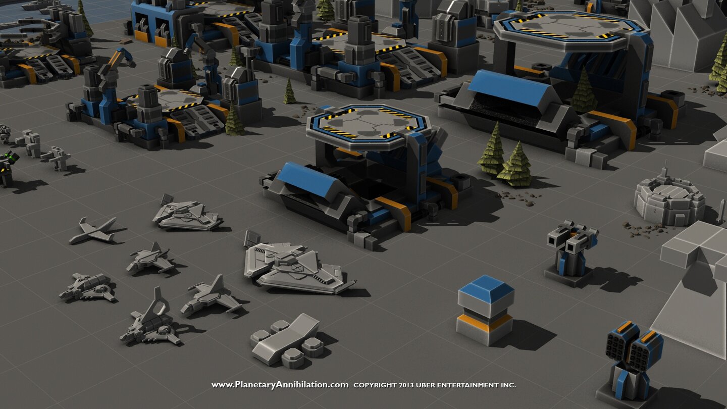 Planetary Annihilation - Artworks + Konzeptzeichnungen