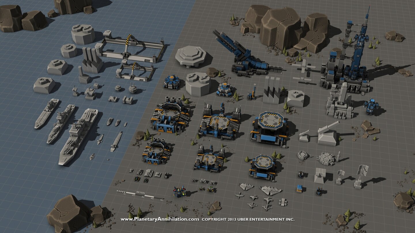 Planetary Annihilation - Artworks + Konzeptzeichnungen