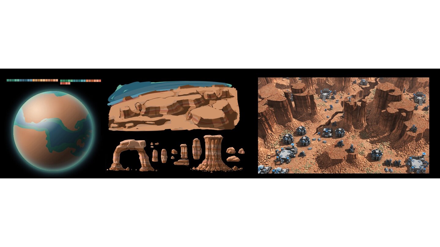 Planetary Annihilation - Artworks + Konzeptzeichnungen