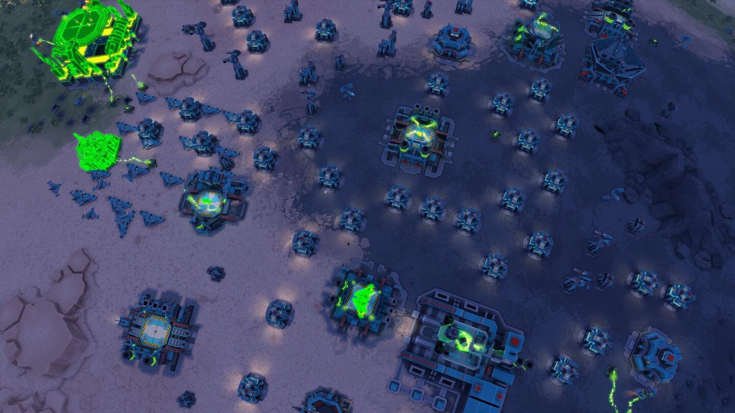 Planetary Annihilation - Screenshots aus dem Singleplayer-Modus »Galactic War«